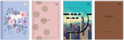 Produktbild von Interdruk Hardcover-Notizbuch A4 288 Blatt 70g/m² Mix