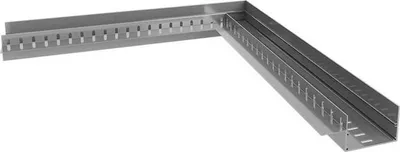 Immagine prodotto di Renoplast Alluminio Profilo lineare RenoDrain, pavimento ventilato, angolo esterno 90°