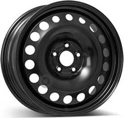 Productafbeelding van Stalen velgen ALCAR ACCIAIO, 9936, 7x17 inch, 5x108 steek, ET 50, zwart
