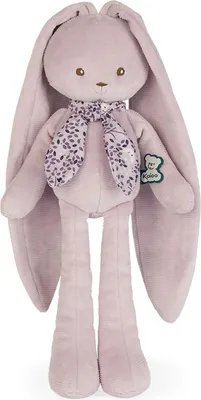 Image de Kaloo Lapin en peluche aux longues oreilles rose Lapinoo 35 cm