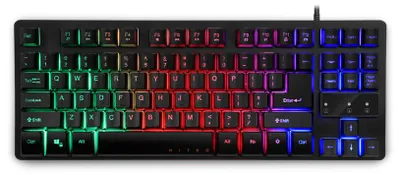 Produktbild von Acer Nitro, Kabelgebunden, USB, Membran Key Switch, QWERTY, RGB-LED, Schwarz