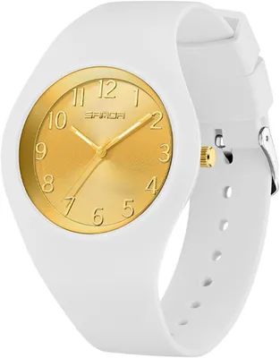 Immagine prodotto di per donne e ragazze, quadrante grande, impermeabile, sportivo, alla moda, casual, semplice, orologi analogici al quarzo