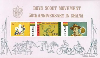 Produktbild von Briefmarken Ghana 1967 Mi Block27 (kompl.Ausg.) postfrisch Pfadfinder
