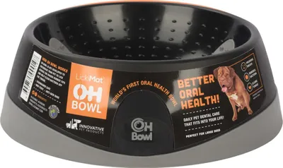 Immagine prodotto di Ciotola per cani LickiMat OH, colore:nero, dimensione:media - ø 22 cm
