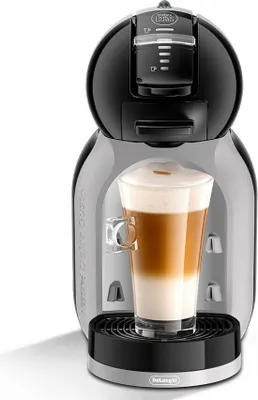 Produktbild von De’Longhi Mini Me EDG155.BG, Filterkaffeemaschine, 0,8 l, Kaffeekapsel, 1460 W, Schwarz, Grau