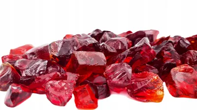 Produktbild von Roter Glas-Splitt 3–5 cm 1 kg – Dekorative Glassteine für Garten und Innenräume