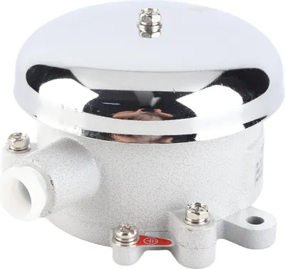 Produktbild von Feueralarmglocke aus explosionsgeschš¹tzter Aluminiumlegierung mit klarem, lautem Klang, elektrisch, multifunktional, fš¹r Notfall-Evakuierung, 220 V