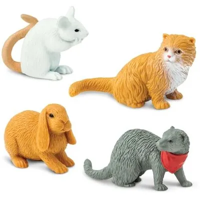 Immagine prodotto di Safari 681504 Animali domestici Toob Mini Figure da Gioco - Set