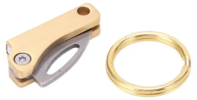 Immagine prodotto di Mini coltello in ottone, pieghevole, portatile, portachiavi multifunzione, minuscolo per aprire i pacchetti