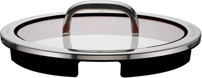 Produktbild von WMF 0765206380 Glasdeckel Schwarz Ersatzdeckel für Kochtopf
