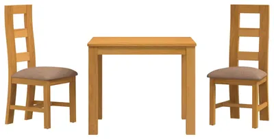 Immagine prodotto di vidaXL Set da pranzo, 3 pezzi, grigio, legno massello di quercia