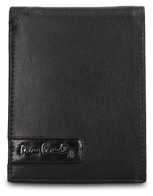 Productafbeelding van Herenvak Portemonnee, echt leer, zwart, Pierre Cardin, slank en compact