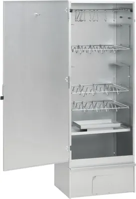 Produktbild von vidaXL Udiareň s drevnými štiepkami 44,5x29x110 cm Pozinkovaná oceľ