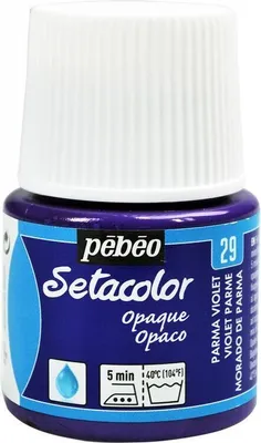 Zdjęcie produktu dla Farba do tkanin Setacolor kryjąca - fioletowa - 45 ml