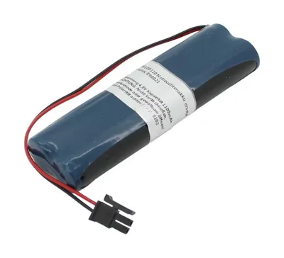 Produktbild von Notleuchtenakku NiMH 4,8V 1300mAh L2x2 Mignon AA mit 150mm Kabel & Stecker