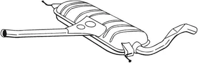 Produktbild von BOSAL 282-563 Mittelschalldämpfer Schalldämpfer für SKODA SUPERB (3U4)