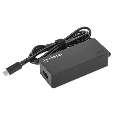 Produktbild von MANHATTAN USB-C Power Delivery Laptop-Netzteil 65 W schwarz