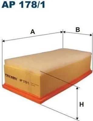 Produktbild von Luftfilter FILTRON AP 178/1