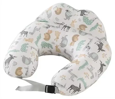 Zdjęcie produktu dla Poduszka do karmienia, ergonomiczne wsparcie, regulowana konstrukcja, świat zwierząt