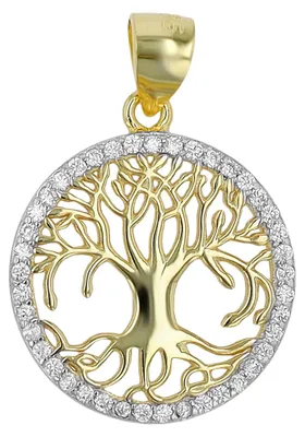 Produktbild von Akzent Damen Anhänger Tarian "Tarian" aus 925 Sterlingsilber, rhodiniert, langlebig