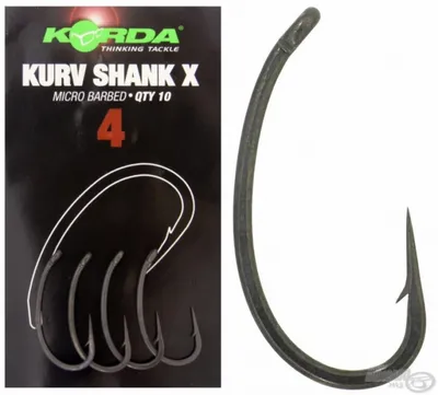 Obrázok produktu pre Korda Háčiky Kurv Shank X 4