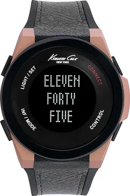 Obrázek produktu pro Kenneth Cole CONNECT KC10022939 Uni digitální hodinky se silikonovým řemínkem