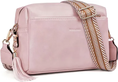 Produktbild von Damen Umhängetasche  Schultertasche Crossbody C-rosa