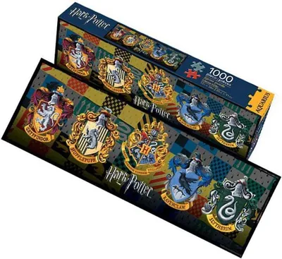 Obrázok produktu pre AQUARIUS Puzzle 1000 dielikov Panoráma Harry Potter 4 domy - 73029