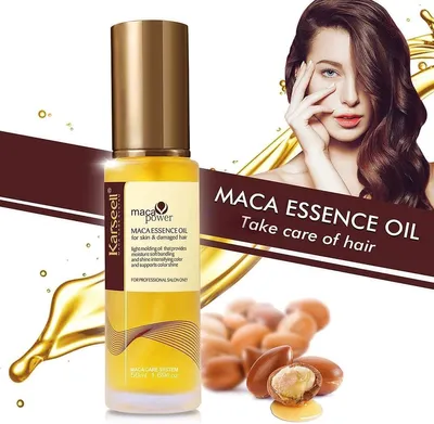 Productafbeelding van Karseell Maca Essentie Olie Voor Lichaam & Beschadigd Haar 50 ml