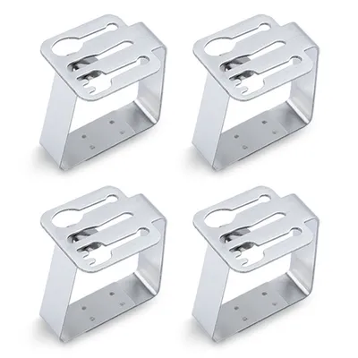 Produktbild von Tischdeckenklammern, Edelstahl Tischdeckenhalter, Edelstahl Tischtuchklammern, Tischtuchklammern Edelstahl