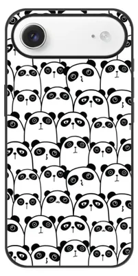 Image de 1001Coques - Coque renforcée compatible avec Apple iPhone 17 Air - Design reunion de pandas - TPU + dos métal sublimé antichoc
