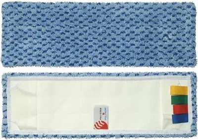 Produktbild von Wischmopp Microfasermopp Mikrofasermopp mit blauen Aktivstreifen 40cm