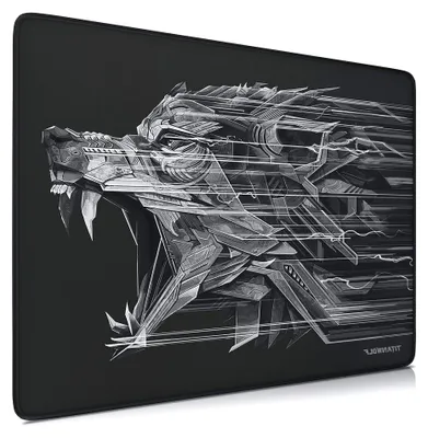Produktbild von - XXL Speed Gaming Mauspad Titanwolf 440 x 350mm - XXL Mousepad - Tischunterlage Large Size - verbessert Präzision und Geschwindigkeit