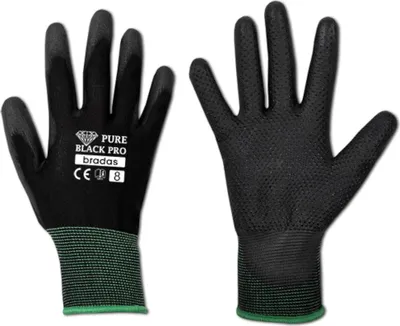 Produktbild von Arbeitshandschuhe mit Beschichtung aus Polyurethanund PVC Noppen 10