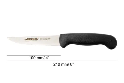 Image de Couteau Office 10 Cm Noir - 2900 - Arcos