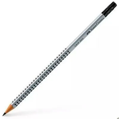Obrázek produktu pro FABER-CASTELL Bleistift Grip 2001 mit Gummitip HB 12 Stk.