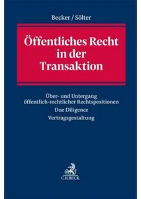 Immagine prodotto di Öffentliches Recht in der Transaktion