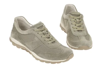 Produktbild von Gabor ROLLINGSOFT Damenschuhe - bequeme Schnür- Halbschuhe grün Freizeit