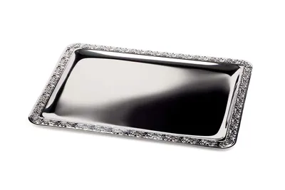 Immagine prodotto di APS Edelstahltabletts GN 1/1 Tablett -SCHÖNER ESSEN- 388 mm: 530 x 325