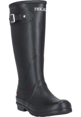 Imagen del producto de Botas de goma MOLS, modelo Homebush, color negro (1001), talla 39, fabricadas con caucho natural de alta calidad