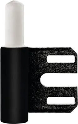 Produktbild von Türbandunterteil Ø 15 mm schwarz matt