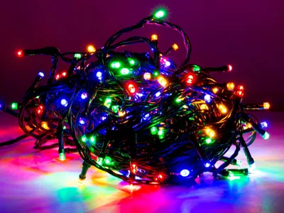 Image de Guirlande lumineuse LED, 80 LED, multicolore, 230V~, IP44, 8 fonctions, mémoire