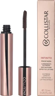 Zdjęcie produktu dla Collistar Infinito Mascara, Brązowy, Zagęszczający, Kręcone, Zwiększanie objętości, Definicja, Elastyczność, AQUA, CI 77499, HYDROGENATED OLIVE OIL STEARYL ESTERS, COPERNICIA CERIFERA CERA, ORYZA SATIVA..., 1 szt.