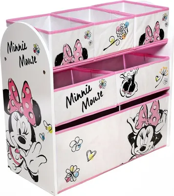 Produktbild von Disney Minnie Aufbewahrungsmöbel mit 6 Körben
