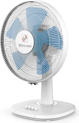 Obrázek produktu pro S&P Sistemas de Ventilación SLU Artic Wind 400, Domácí vrtulový ventilátor, Modrá, Bílá, Tabulka, 63 dB, 40 cm, Knoflíky, Remote