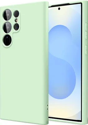 Image de Housse pour Samsung Galaxy S25 Ultra Housse de protection en gel de silicone pour téléphone portable, vert
