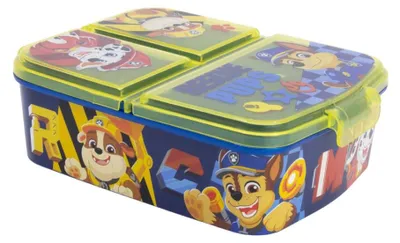 Zdjęcie produktu dla Pudełko na lunch Rescue Pups z wieloma przegrodami, pudełko na kanapki