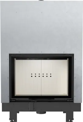 Produktbild von Kamineinsatz aus Stahl KRATKI MBA 17 kW Ø 200 mit Schiebetür