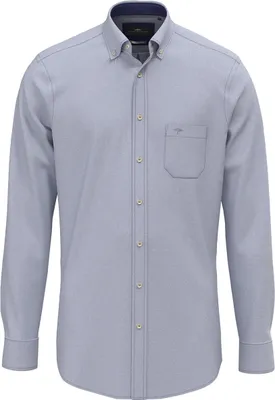 Produktbild von Fynch Hatton Hemd Flanell blau Baumwolle