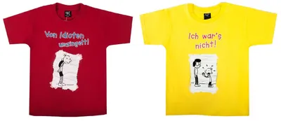 Produktbild von Kinder Fun T-Shirt Greg`s Tagebuch Größe 140 Jungen Mädchen Spaß kurzärmlig neu, Farbe:gelb Ich wars nicht !